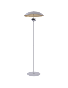 CosmoLight SYDNEY standing lamp F01079WH AU White Gold Chrome 