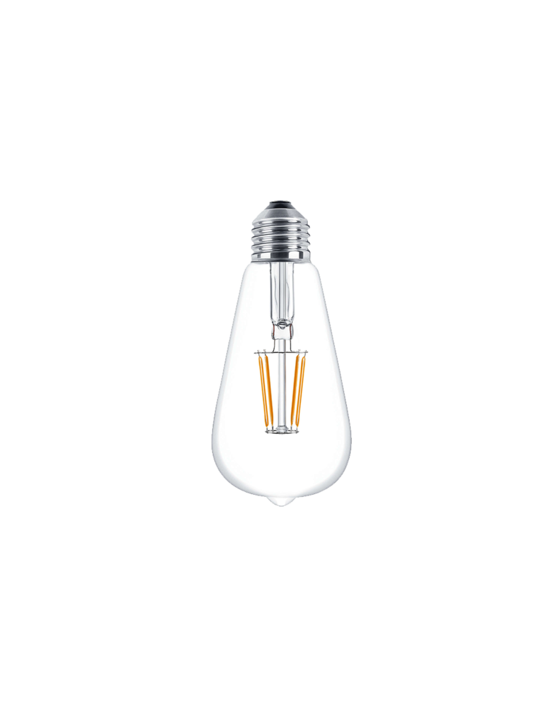 Edison LED E27 230V bulbs - CosmoLight LED filament decorative bulb ST64 6W E27 - product kolory-swiatla.pl 1