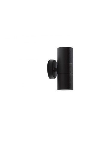 Azzardo ULF 2 IP44 2xGU10 Outdoor Black Wall Mount AZ4473