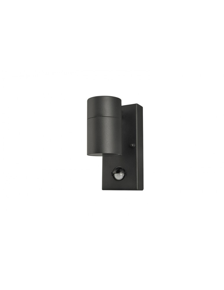 Outdoor lights with motion sensor - Azzardo ULF 1 IP44 SENSOR 1xGU10 Outdoor Black Wall Mount AZ4454 - product kolory-swiatla.pl 1