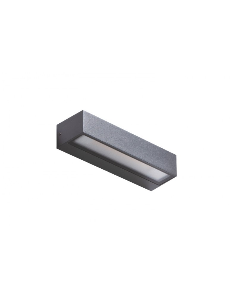 Outdoor wall lamps - Azzardo COSEL IP54 LED 2x8W 1300lm 3000K Outdoor Dark Grey Wall Mount AZ4354. - product kolory-swiatla.pl 3