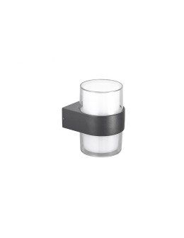 Azzardo LARS ROUND IP54 LED 13W 1000lm 3000K Outdoor Black Wall Mount AZ4504.