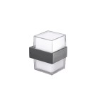 Outdoor wall lamps - Azzardo LARS SQUARE IP54 LED 13W 1000lm 4000K Outdoor Black Wall Mount AZ4507. - product 1