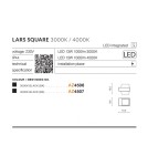 Outdoor wall lamps - Azzardo LARS SQUARE IP54 LED 13W 1000lm 4000K Outdoor Black Wall Mount AZ4507. - product 2