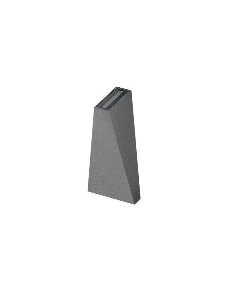 Outdoor wall lamps - Azzardo ZITA XL IP54 LED 6W 450lm 3000K Outdoor Light Grey Wall Mount AZ2201. - product kolory-swiatla.pl 1