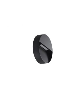 Azzardo CASORIA ROUND IP54 LED 6W 450lm 3000K Outdoor Dark Grey Wall Mount AZ4365.