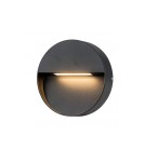 Lamps for path lighting - Azzardo CASORIA ROUND IP54 LED 6W 450lm 3000K Outdoor Dark Grey Wall Mount AZ4365. - product 2