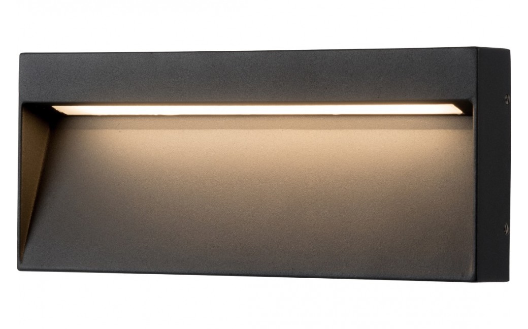 Azzardo CASORIA SLIM IP54 LED 6W 450lm 3000K Zewnętrzna Ciemny Szary Ścienna AZ4368