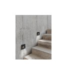 Lamps for path lighting - Azzardo CASORIA SQUARE IP54 LED 6W 450lm 3000K Outdoor Dark Grey Wall Mount AZ4367. - product 3