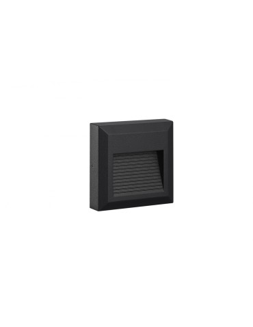 Azzardo AFI IP54 LED 2W 150lm 3000K Outdoor Black Wall Mount AZ4512.