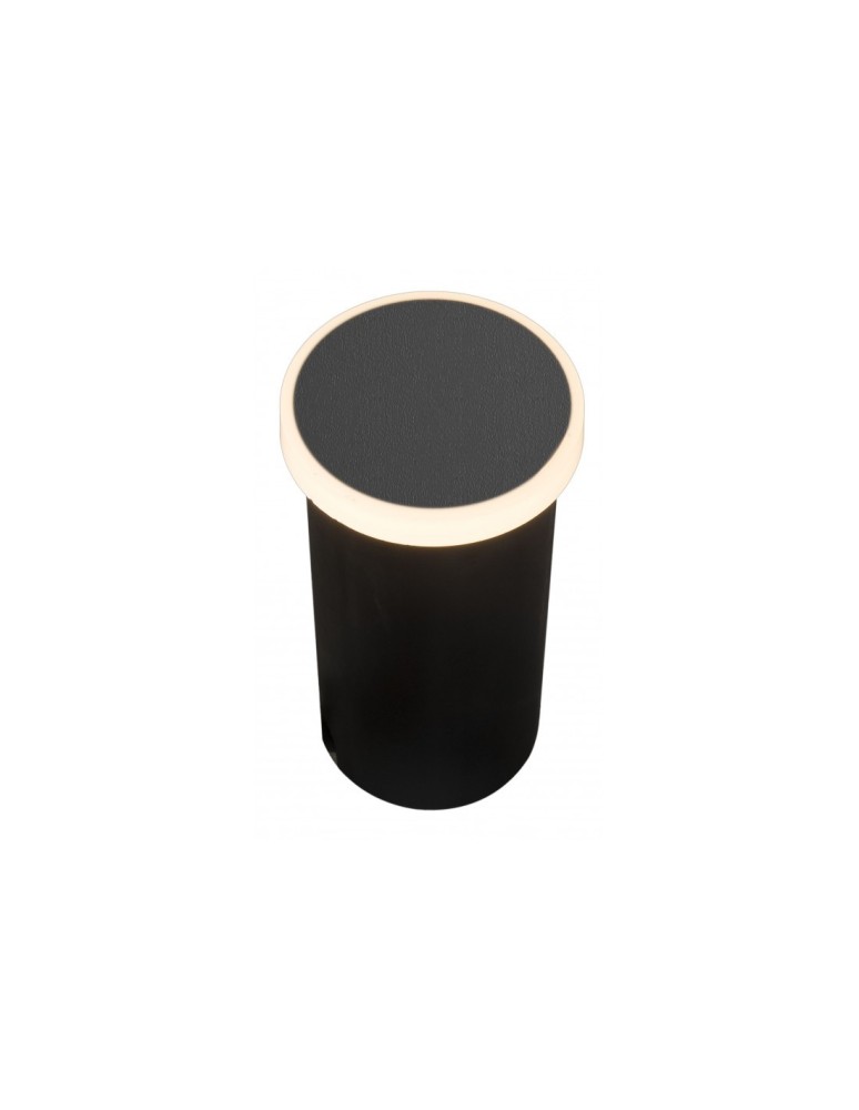 Overhead and ground lights - Azzardo ALF ROUND IP65 LED 3W 250lm 3000K Outdoor Black Staircase/Recessible AZ4463. - product kolory-swiatla.pl 1