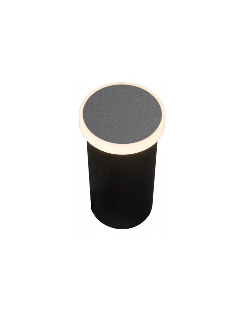 Overhead and ground lights - Azzardo ALF ROUND IP65 LED 3W 250lm 3000K Outdoor Dark Grey Staircase/Recessible AZ4464. - product kolory-swiatla.pl 1