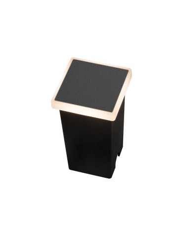 Azzardo ALF SQUARE IP65 LED 3W 250lm 3000K Outdoor Black Staircase/Recessible AZ4465.