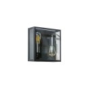 Outdoor wall lamps - Azzardo NIKLAS IP44 LED 2xE27 Outdoor Black Wall Mount AZ4488 - product 1