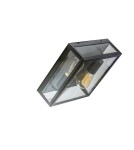 Outdoor wall lamps - Azzardo NIKLAS IP44 LED 2xE27 Outdoor Black Wall Mount AZ4488 - product 2