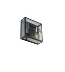 Outdoor wall lamps - Azzardo NIKLAS IP44 LED 2xE27 Outdoor Black Wall Mount AZ4488 - product 3