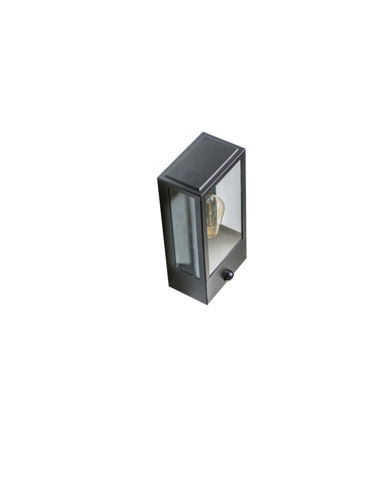Outdoor lights with motion sensor - Azzardo NIKLAS IP44 SENSOR LED 1xE27 Outdoor Black Wall Wash AZ4487. - product kolory-swiatla.pl 2