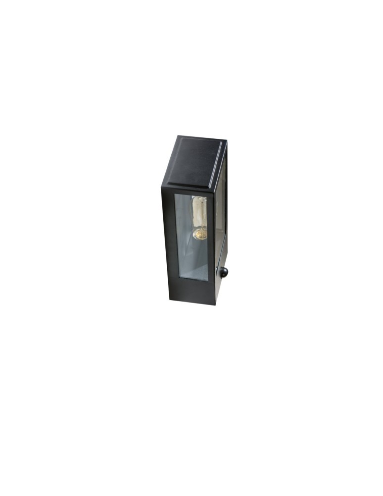 Outdoor lights with motion sensor - Azzardo NIKLAS IP44 SENSOR LED 1xE27 Outdoor Black Wall Wash AZ4487. - product kolory-swiatla.pl 3