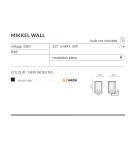 Outdoor wall lamps - Azzardo MIKKEL IP54 1xE27 Outdoor Black Wall Mount AZ4484 - product 4