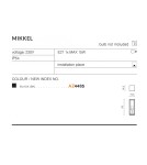 Standing garden lamps - Azzardo MIKKEL IP54 1xE27 Outdoor Black Standing AZ4485 - product 2