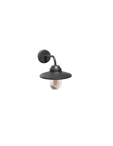 Azzardo OSVALD IP44 1xE27 Outdoor Black Wall Mount AZ4489