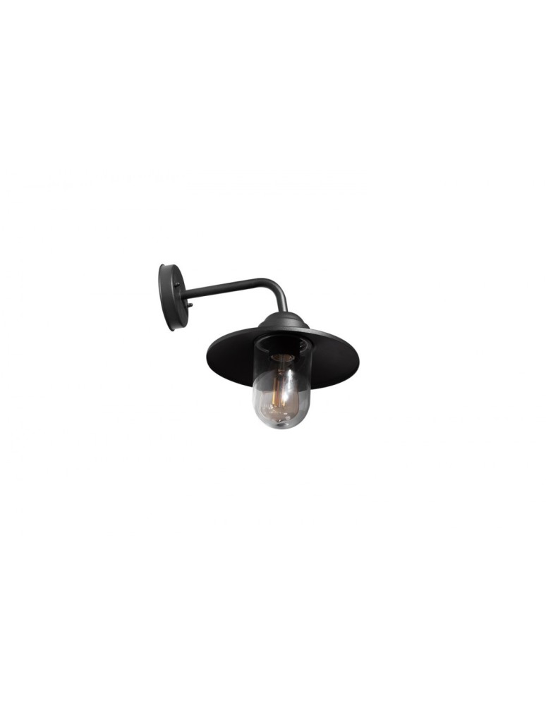 Outdoor wall lamps - Azzardo OSVALD IP44 1xE27 Outdoor Black Wall Mount AZ4489 - product kolory-swiatla.pl 3