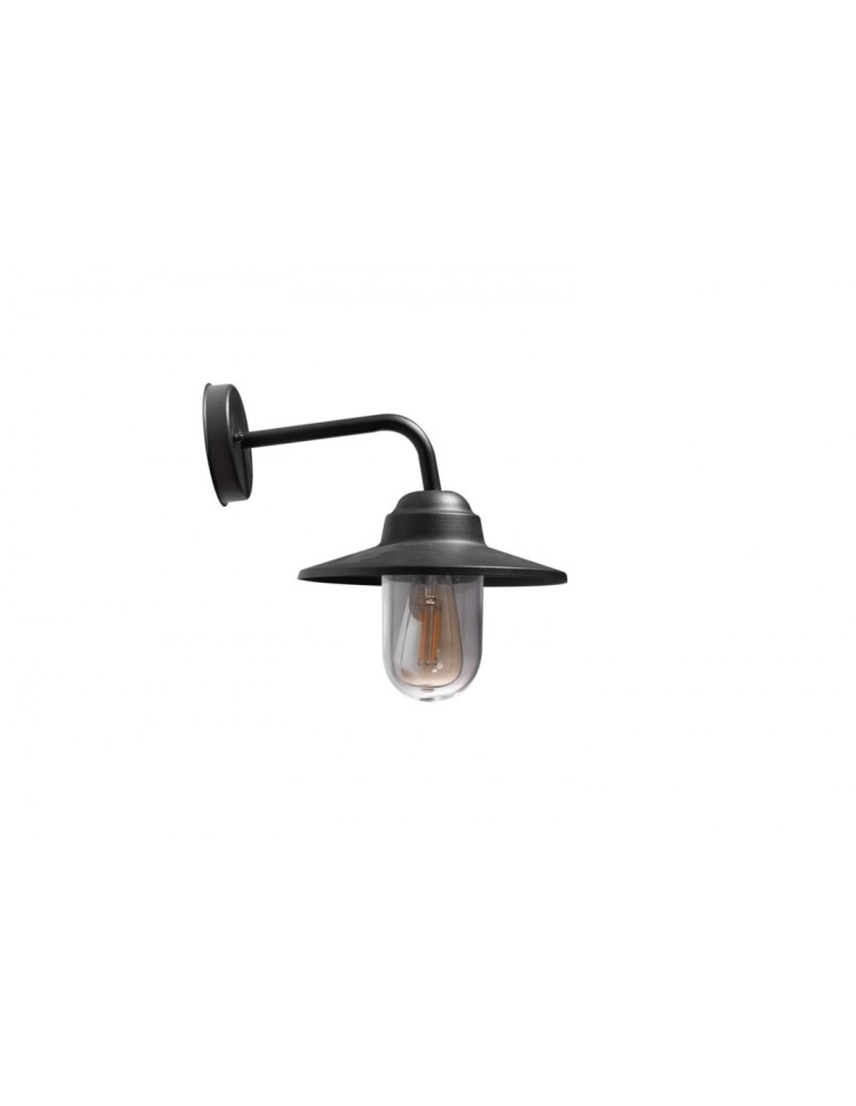 Outdoor wall lamps - Azzardo OSVALD IP44 1xE27 Outdoor Black Wall Mount AZ4489 - product kolory-swiatla.pl 4