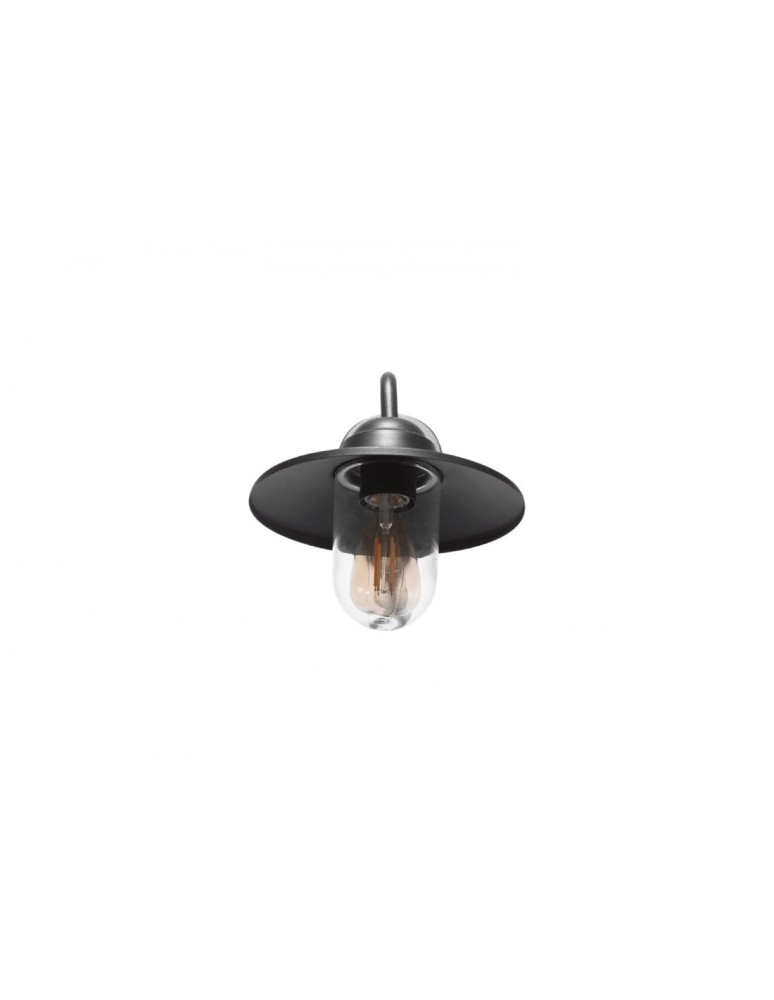 Outdoor wall lamps - Azzardo OSVALD IP44 1xE27 Outdoor Black Wall Mount AZ4489 - product kolory-swiatla.pl 5