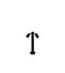 Standing garden lamps - Azzardo ROLF 2 500 IP44 2xGU10 Outdoor Black Standing AZ4456 - product 1