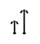 Standing garden lamps - Azzardo ROLF 2 500 IP44 2xGU10 Outdoor Black Standing AZ4456 - product 2