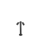 Standing garden lamps - Azzardo ROLF 2 500 IP44 2xGU10 Outdoor Dark Grey Standing AZ4457 - product 1