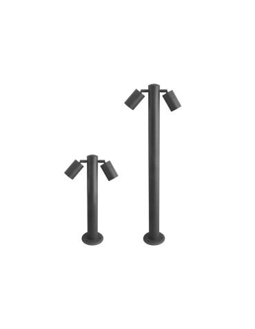 Azzardo ROLF 2 500 IP44 2xGU10 Outdoor Dark Grey Standing AZ4457 - product 2