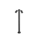 Standing garden lamps - Azzardo ROLF 2 900 IP44 2xGU10 Outdoor Dark Grey Standing AZ4459 - product 1