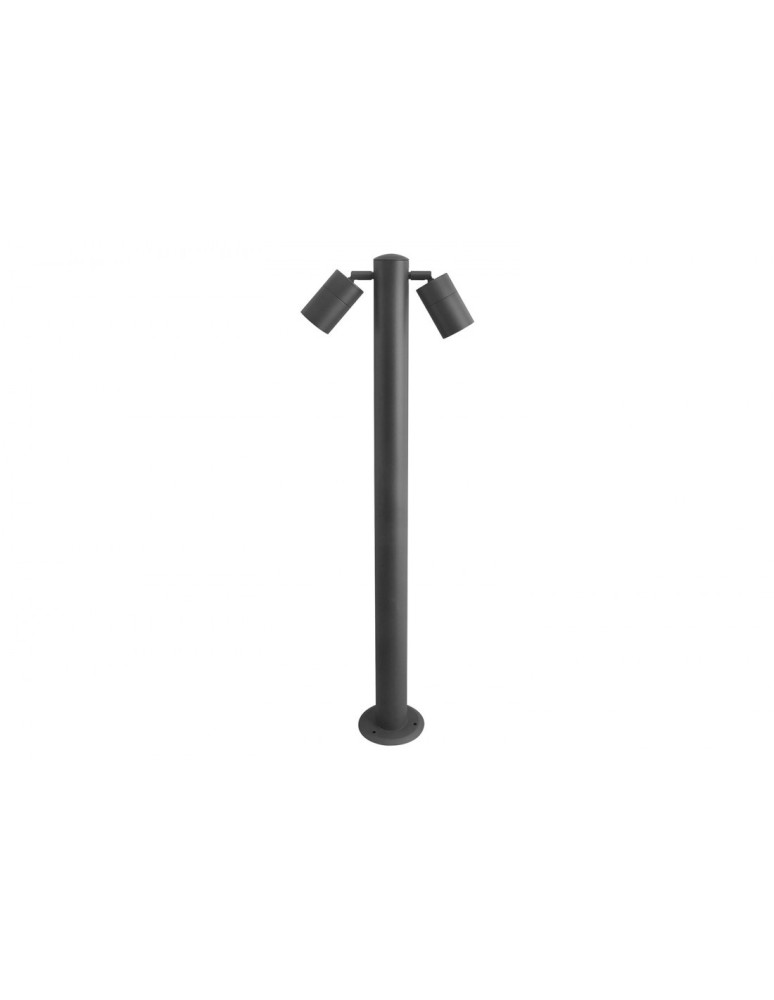 Standing garden lamps - Azzardo ROLF 2 900 IP44 2xGU10 Outdoor Dark Grey Standing AZ4459 - product kolory-swiatla.pl 1