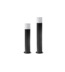 Standing garden lamps - Azzardo NILS 500 IP44 1xE27 Outdoor Black Standing AZ4480 - product 4