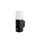 Outdoor lights with motion sensor - Azzardo NILS WALL SENSOR IP44 1xE27 Outdoor Black Wall Wash AZ4479 - product 1