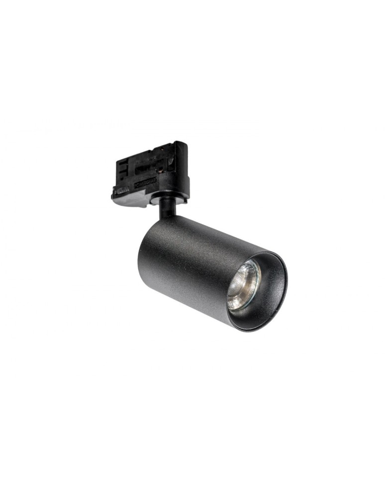 Lamps for 3-phase busbars - Azzardo EIGER TRACK 3 LINE 1xGU10 Black Spotlight For Busbar 3F AZ4205 - product kolory-swiatla.pl 3