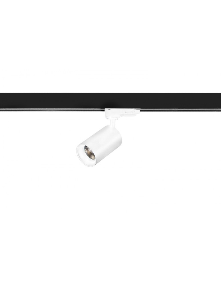 Lamps for 3-phase busbars - Azzardo EIGER TRACK 3 LINE 1xGU10 White Spotlight For Busbar 3F AZ4204 - product kolory-swiatla.pl 1