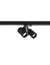 Azzardo MEGARA TRACK 3 LINE 2xGU10 Black Spotlight For Busbar 3F AZ4443