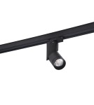 Lamps for 3-phase busbars - Azzardo SANTOS TRACK 3 LINE 1xGU10 Black Spotlight For Busbar 3F AZ4203 - product 1