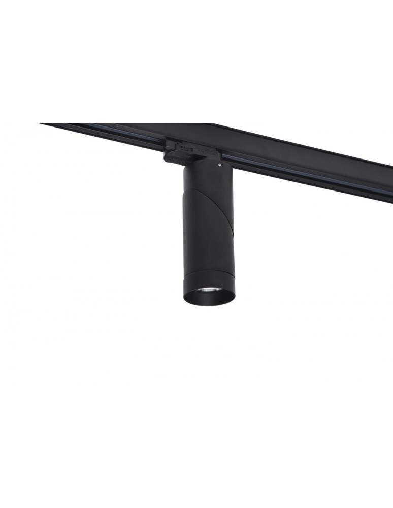 Lamps for 3-phase busbars - Azzardo SANTOS TRACK 3 LINE 1xGU10 Black Spotlight For Busbar 3F AZ4203 - product kolory-swiatla.pl 4