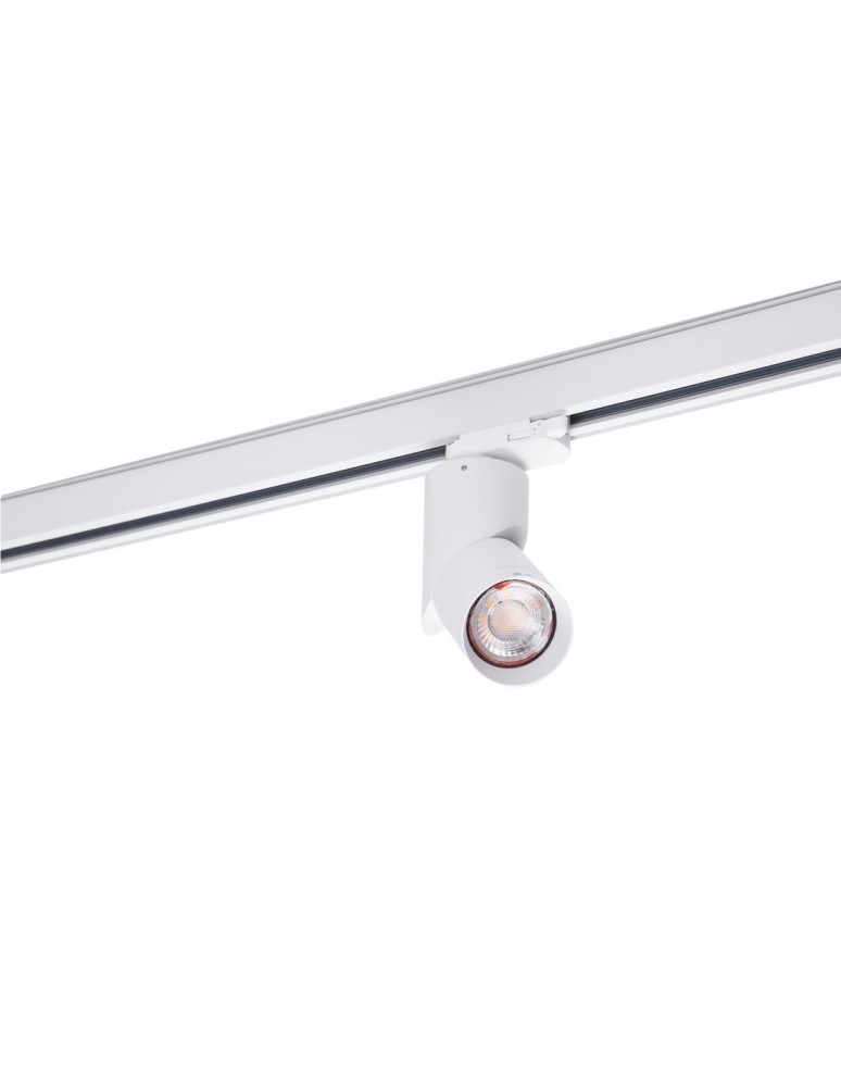 Lamps for 3-phase busbars - Azzardo SANTOS TRACK 3 LINE 1xGU10 White Spotlight For Busbar 3F AZ4202 - product kolory-swiatla.pl 1