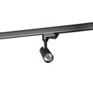Lamps for 3-phase busbars - Azzardo KIRKE TRACK 3 LINE LED 10W 800lm 3000K/4000K/5500K Black Spotlight For Busbar 3F AZ4658 - product 1