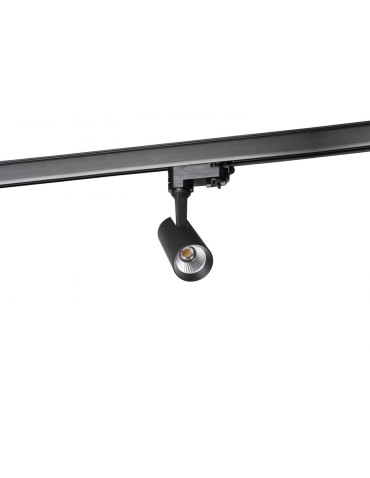 Azzardo KIRKE TRACK 3 LINE LED 10W 800lm 3000K/4000K/5500K Black Spotlight For Busbar 3F AZ4658