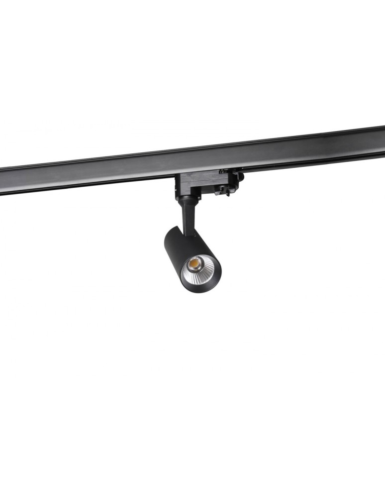 Lamps for 3-phase busbars - Azzardo KIRKE TRACK 3 LINE LED 10W 800lm 3000K/4000K/5500K Black Spotlight For Busbar 3F AZ4658 - product kolory-swiatla.pl 1