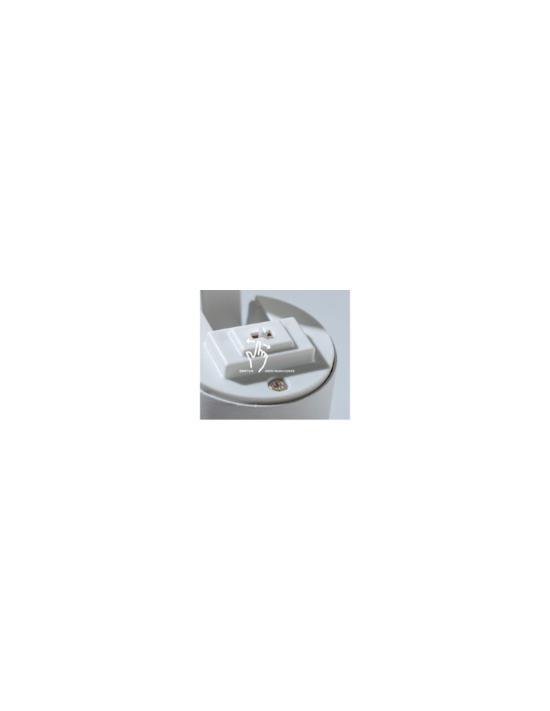 Lamps for 3-phase busbars - Azzardo KIRKE TRACK 3 LINE LED 10W 800lm 3000K/4000K/5500K White Spotlight For Busbar 3F AZ4659 - product kolory-swiatla.pl 2