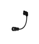 Lamps for 3-phase busbars - Azzardo LUMI FLEX TRACK 3 LINE LED 5W 500lm 3000K Black Reflector For Busbar 3F AZ4559 - product 1