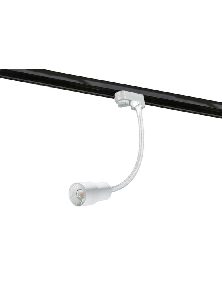 Lamps for 3-phase busbars - Azzardo LUMI FLEX TRACK 3 LINE LED 5W 500lm 3000K White Reflector For Draw-wire 3F AZ4560 - product kolory-swiatla.pl 1