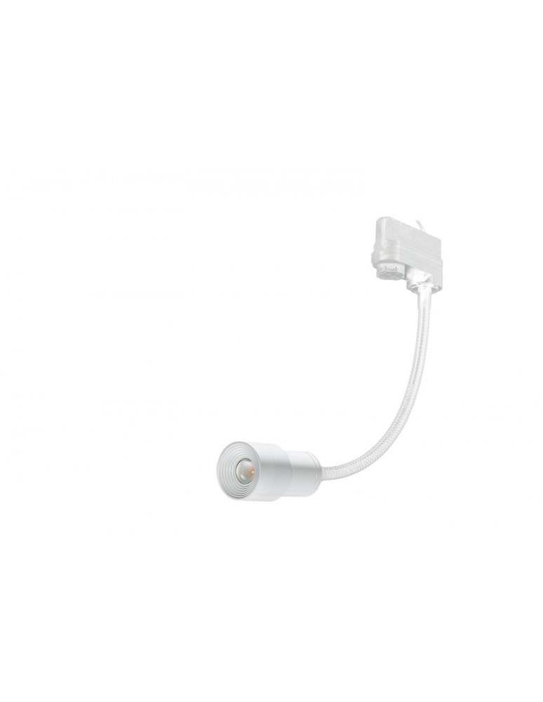 Lamps for 3-phase busbars - Azzardo LUMI FLEX TRACK 3 LINE LED 5W 500lm 3000K White Reflector For Draw-wire 3F AZ4560 - product kolory-swiatla.pl 2