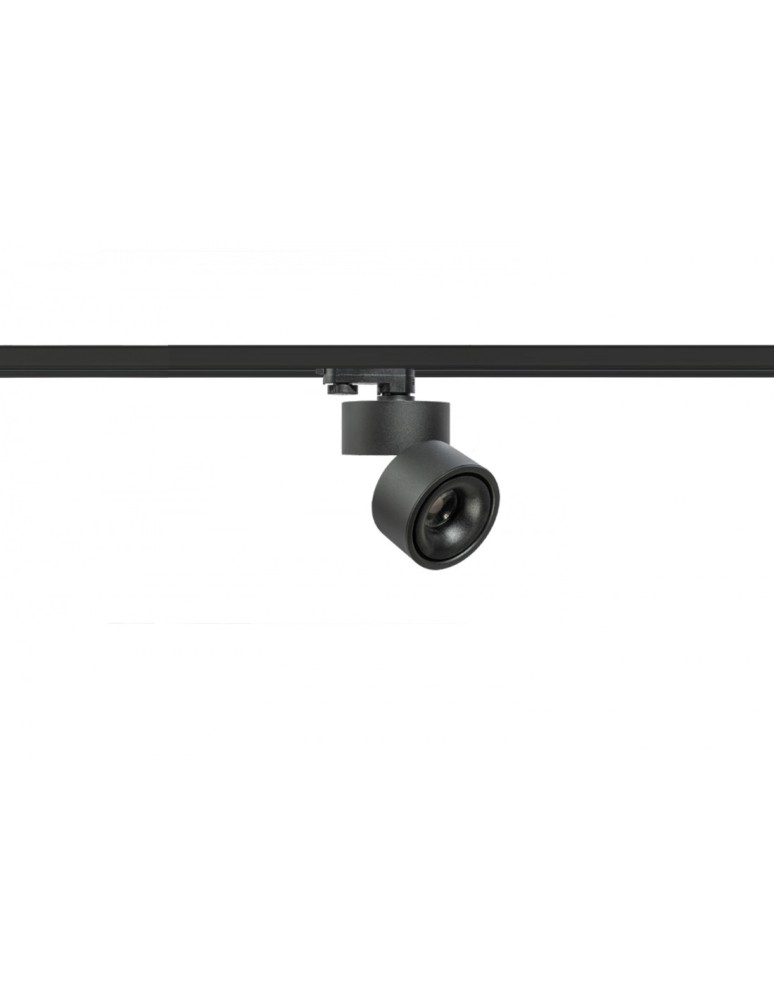 Lamps for 3-phase busbars - Azzardo COSTA TRACK 3 LINE LED 12W 1100lm 3000K Black Reflector For Busbar 3F AZ4549 - product kolory-swiatla.pl 1